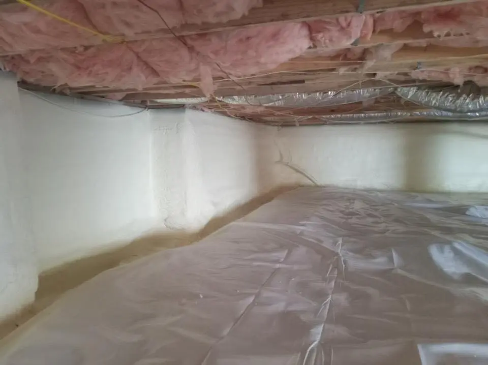 Crawl space encapsulation with closed-cell spray foam for Metal Roof Coating in The Dalles